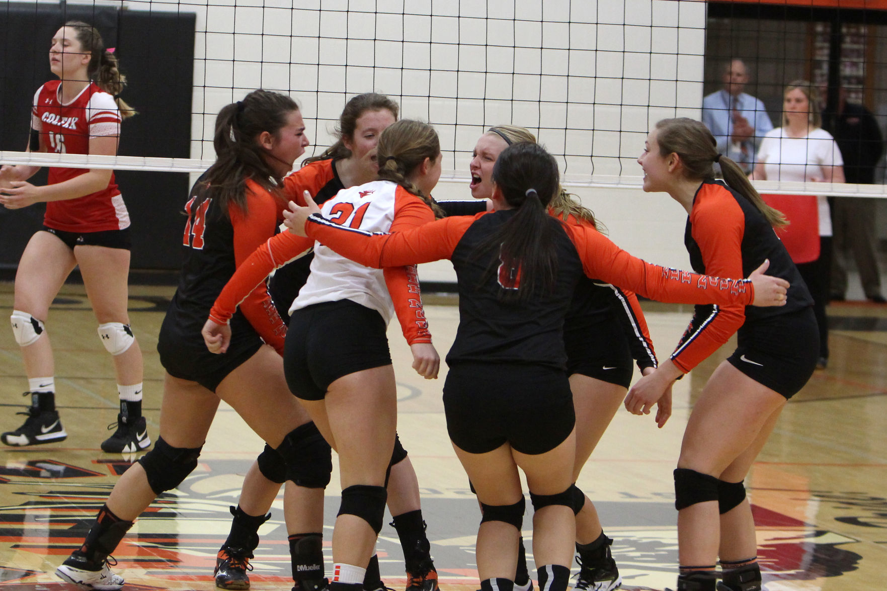 Colfax at Elk Mound volleyball 10-17-19